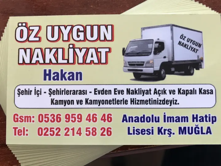 Muğla Özuygun nakliyat