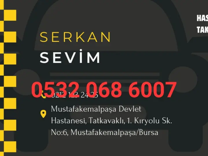 Mustafakemalpaşa Devlet Hastanesi Taksi Durağı