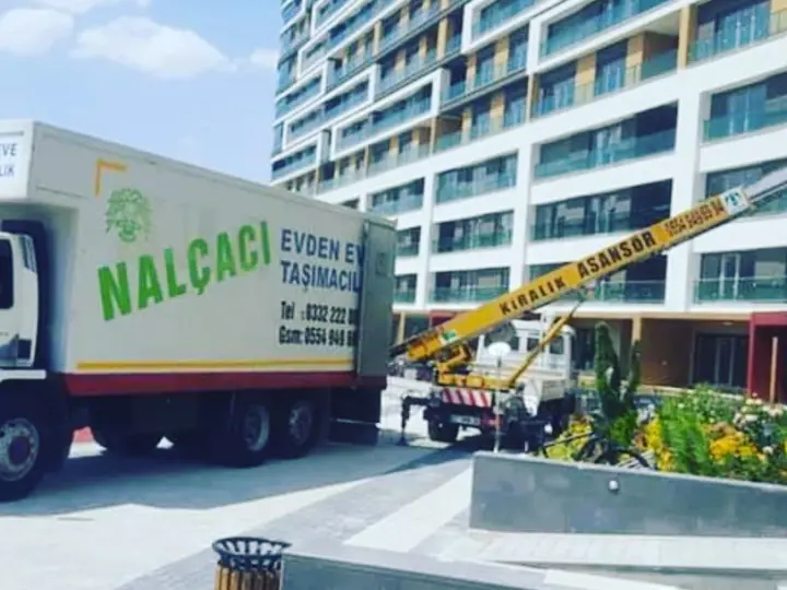 Nalçacı nakliyat Konya Asansörlü evden eve taşıma