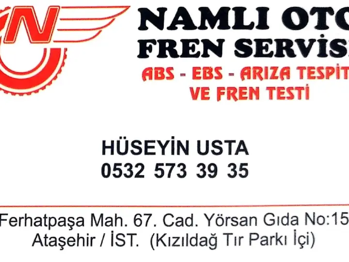 Namlı Oto Fren Servisi