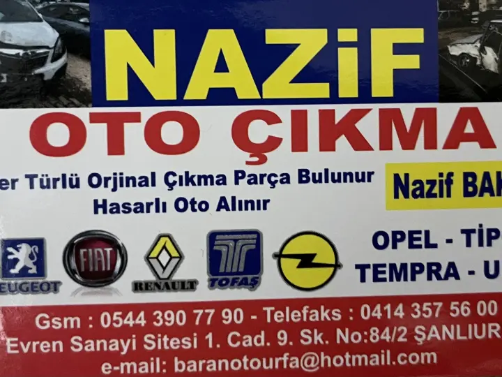 Nazif Oto Çıkma