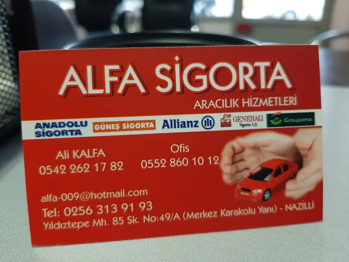Nazilli Alfa sigorta Ali KALFA