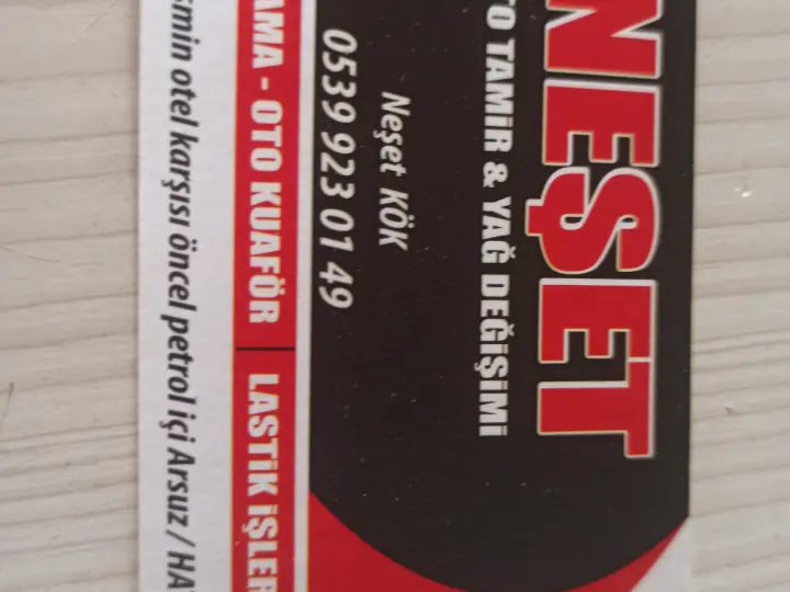NESET OTO BAKIM VE LASTÎK OTO TAMİR