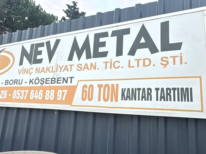 Nev Metal Vinç Nakliye İnşaat San. ve Tic. Ltd. Şti