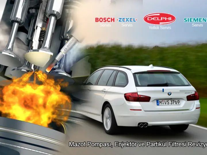 Nurkan Dizel Delphi, VDO Yetkili Servis, Bosch Enjektör, Pompa Servisi