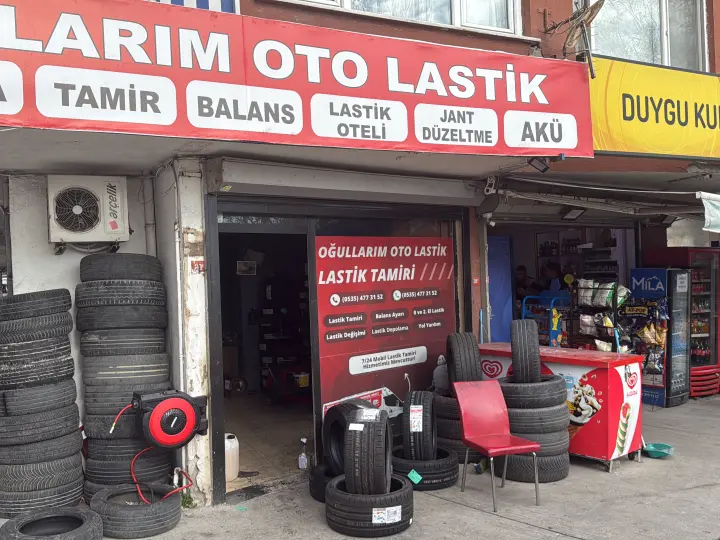 OĞULLARIM OTO LASTİK En Yakın Mobil Lastikçi 7/24 Oto Lastik Gezici Lastikci 724 Acil Lastikçi