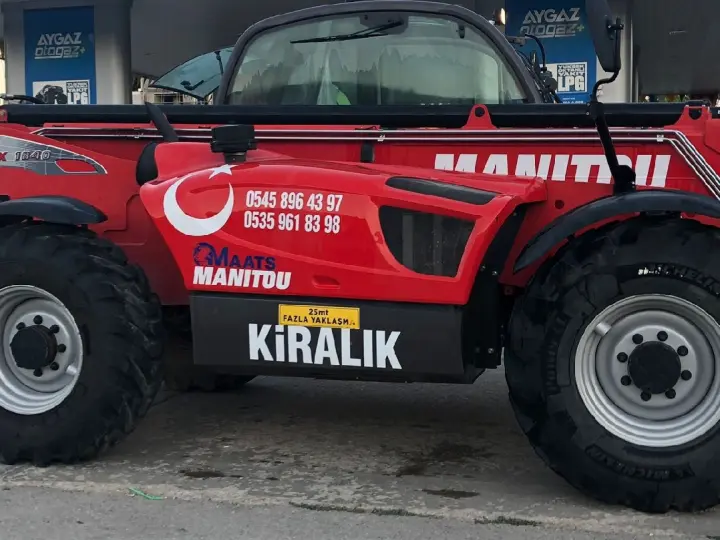 ONAN İŞ MAKİNALARI MANİTOU TELESKOPİK YÜKLEYİCİ TELEHANDLER VİNÇ AYLIK KİRALAMA ACENTESİ