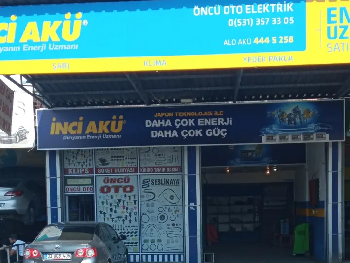 öncü oto elektirik klima inci akü yetkili servis