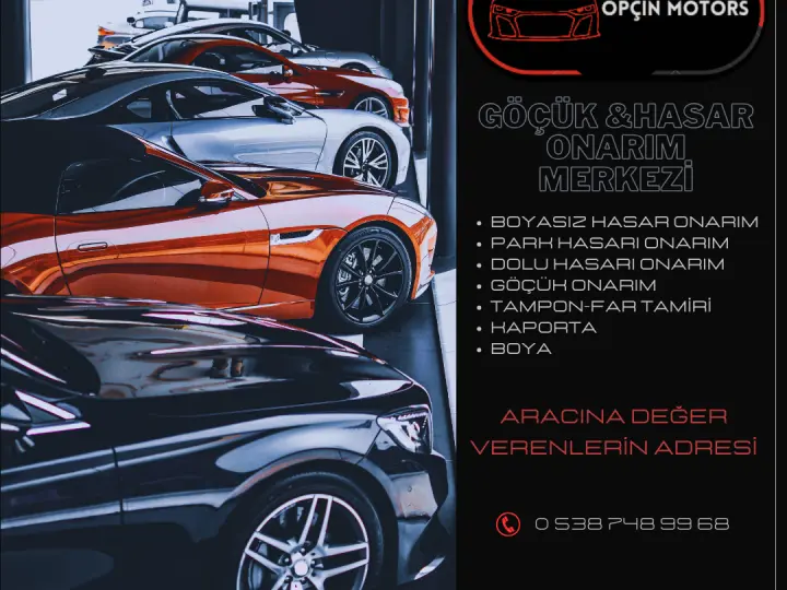 OPÇİN MOTORS BOYASIZ GÖÇÜK&HASAR ONARIM MERKEZİ