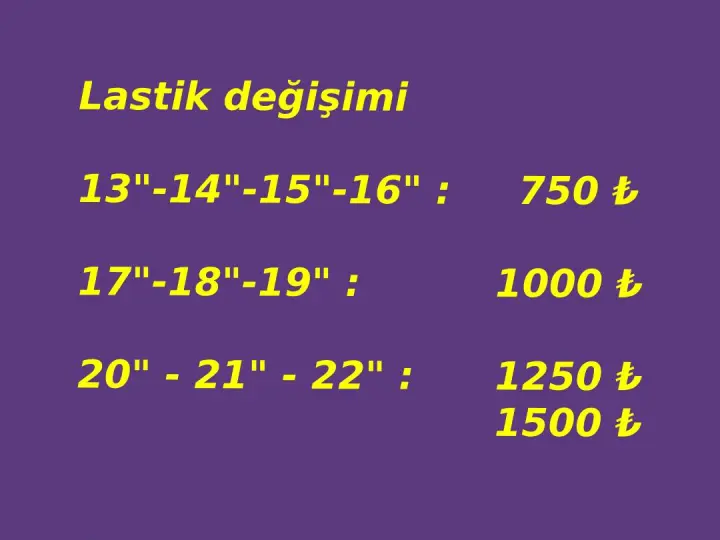 OTO LASTIK - OTO YIKAMA - START Car Tyre & Wash Center