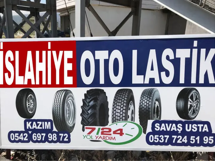 oto lastik yol yardım islahiye 7/24