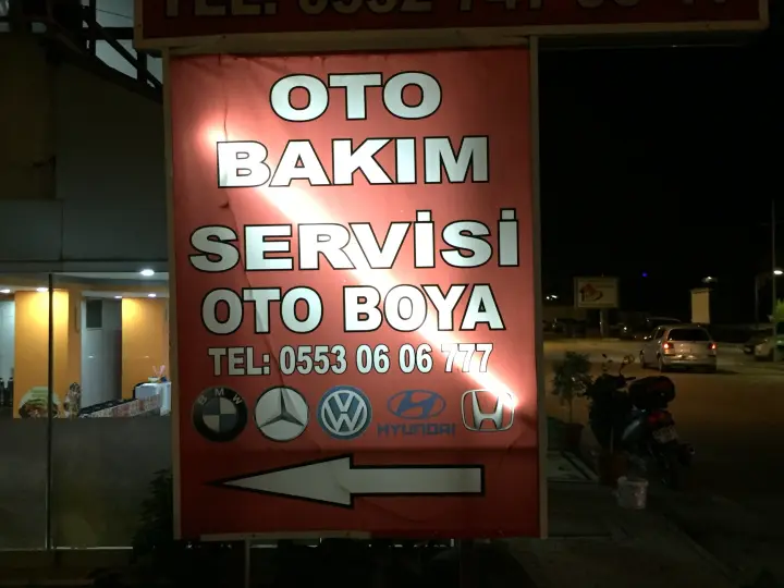 Oto Yıkama Oto Tamir Ve Boya Oto Lastik