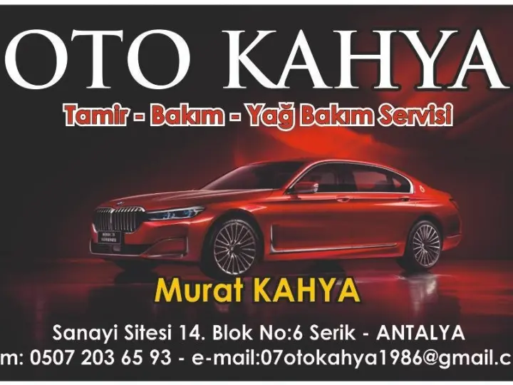 OTOKAHYA TAMİR VE BAKIM YAĞ SERVİSİ
