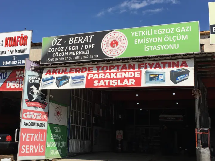 ÖZ BERAT EGZOZ MUAYENE