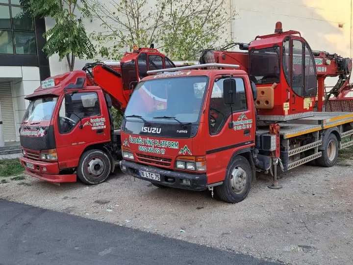 Öz Dağlı Sepetli Vinç - Tonajlı Vinç