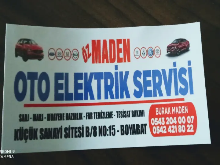 öz MADEN OTO ELEKTRİK SERVİSİ