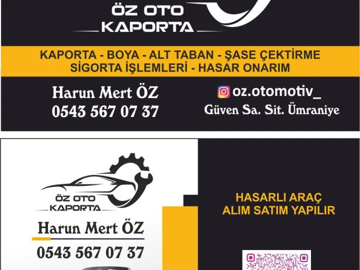Öz otomotiv kaporta