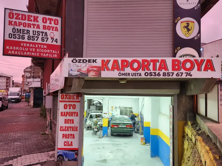 Özdek kaporta ve boya servisi