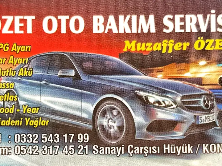 ÖZET OTO SERVİS ve YEDEK PARÇA