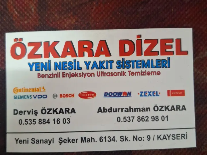 Özkara Dizel Servis Kayseri