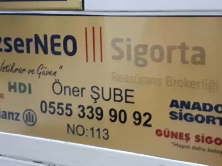 ÖzserNeo Sigorta Kayseri Öner Şube