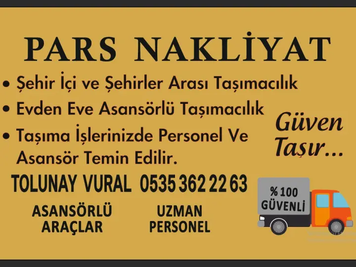 Pars Nakliyat Manisa Nakliye