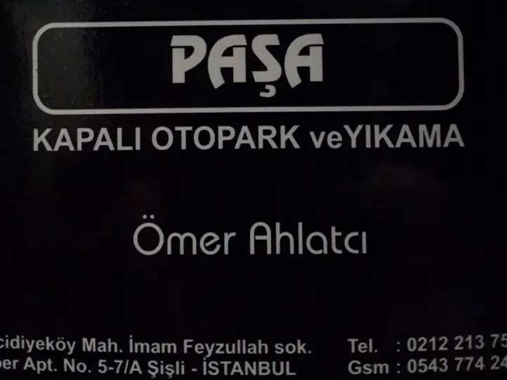 PASA GARAJ KAPALI OTOPARK VE YIKAMA