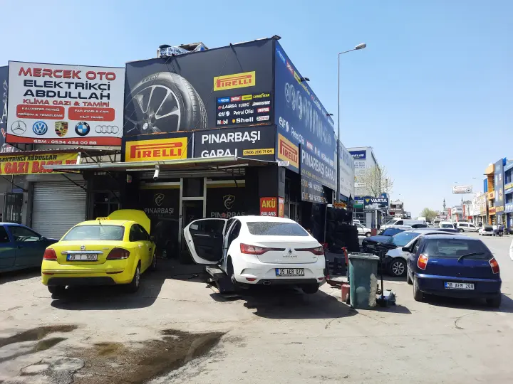 Pınarbaşı Garaj Kayseri Oto Lastik Akü ve Yağ Değişim servisi
