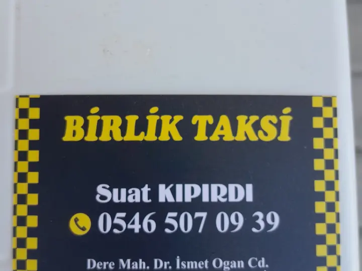 PİNARHİSAR BİRLİK TAKSİ