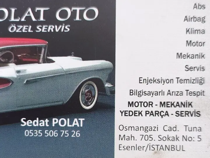 POLAT OTO SERVİS YEDEK PARÇA ENJEKTÖR FREN ŞANZIMAN