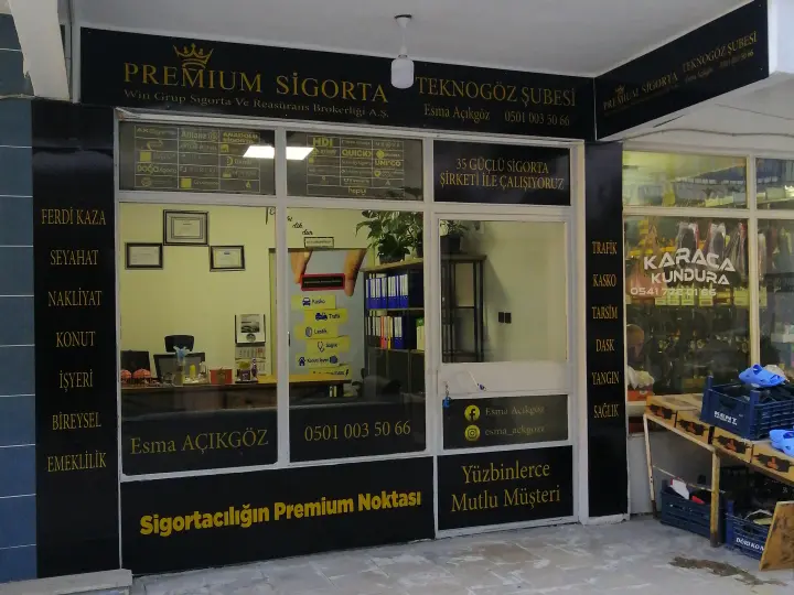 Premium sigorta Teknogöz şubesi