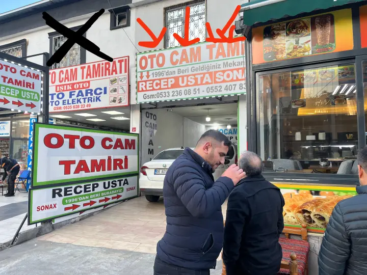 Recep usta oto cam tamiri