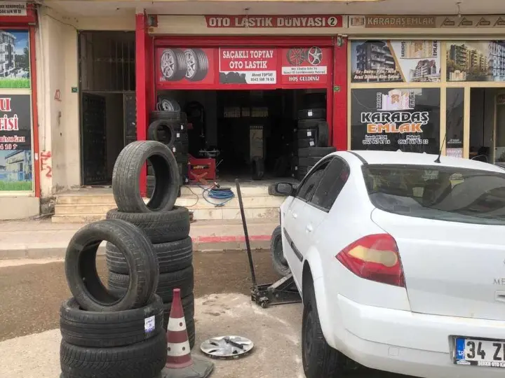 Saçaklı toptay oto lastik