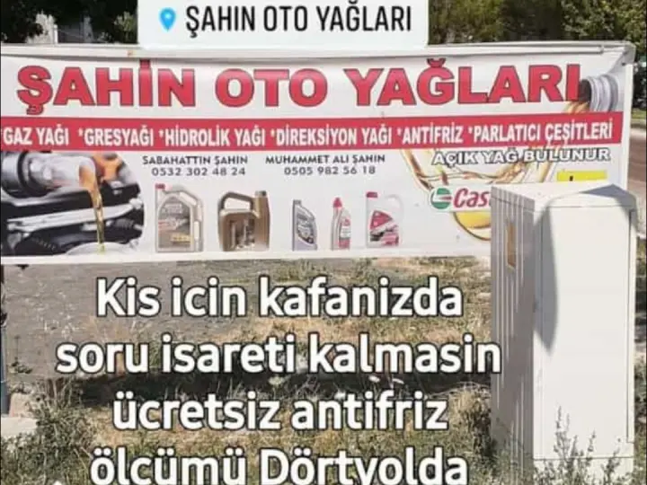 Sahin Oto Yaglari