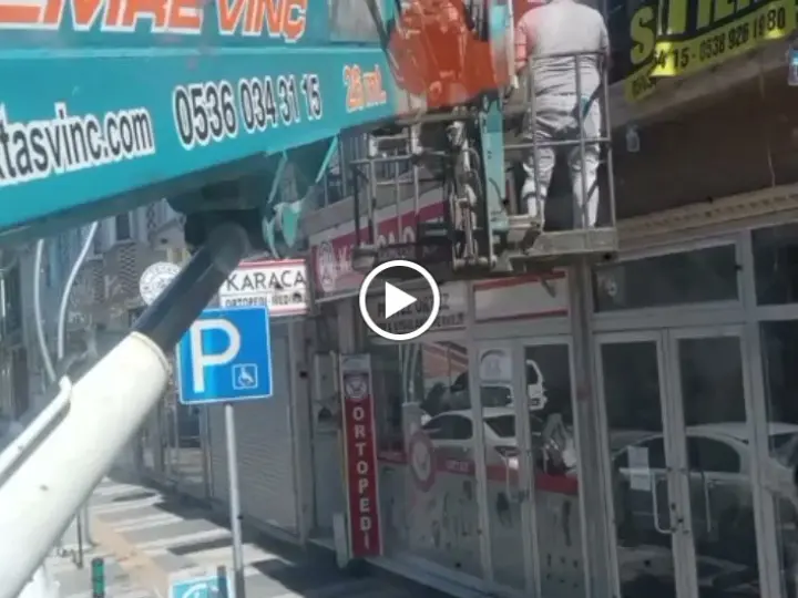 Sakarya kiralık sepetli vinç