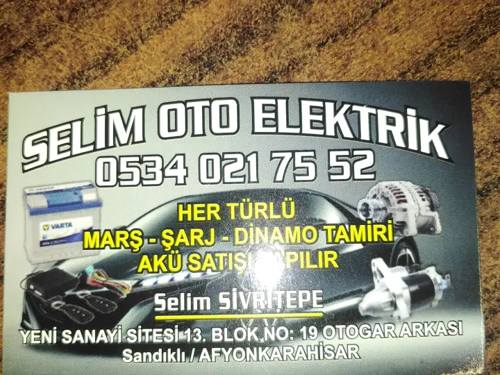 SANDIKLI Selim oto elektrik