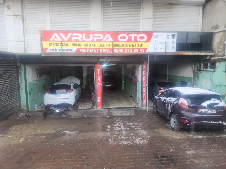 Sarı oto kaporta boya