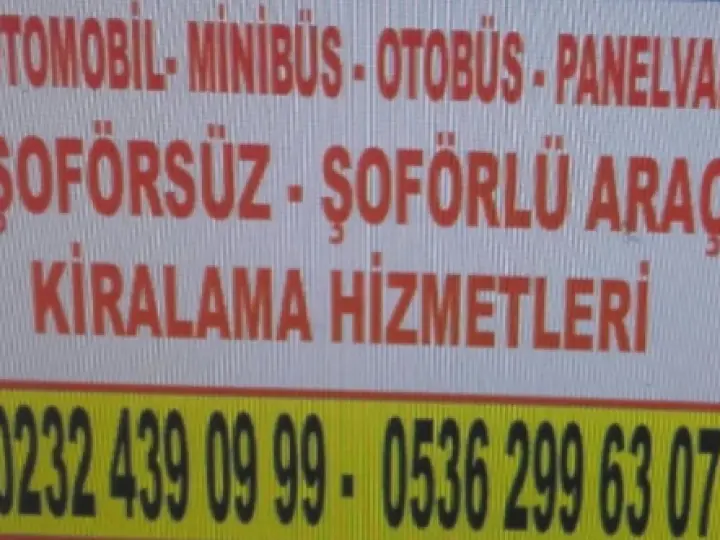 Şato Turizm Taşımacılığı ve Rent A Car İzmir Kiralık Minibüs