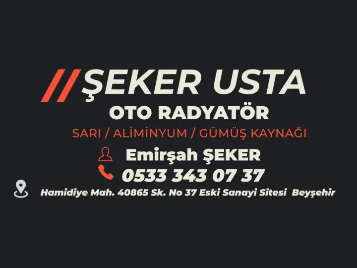 ŞEKER USTA OTO RADYATÖR