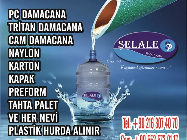 Selale Pazarlama Su Sistemleri Geri dönüşüm San Dış Tic Ltd Şti.