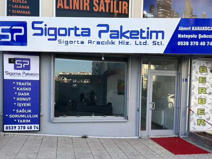 Sigorta Paketim Sigorta Aracılık Hizmetleri Ltd. Şti. / Natoyolu Şubesi