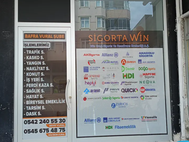 SİGORTA WİN BAFRA VURAL ŞUBE