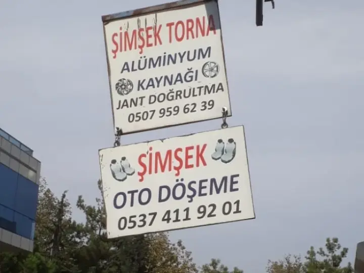 Şimşek Torna Ve Oto Döşeme krom kaplama statik boya plastik üzerine sulu krom