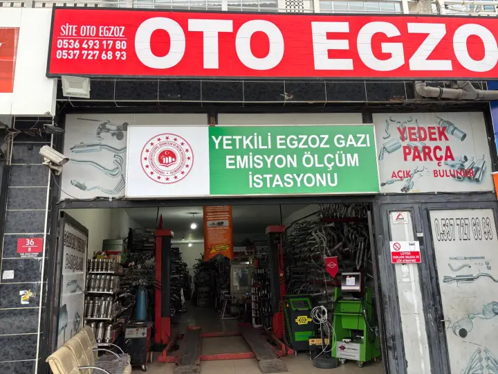 Site oto egzoz yetkili egzoz gazı ölçüm istasyonu