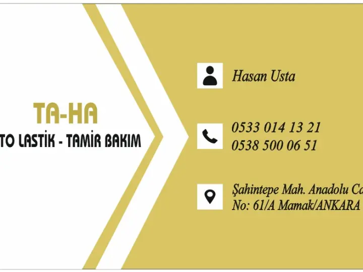 TA-HA MOTOR BAKIM TAMİR OTO LASTİK