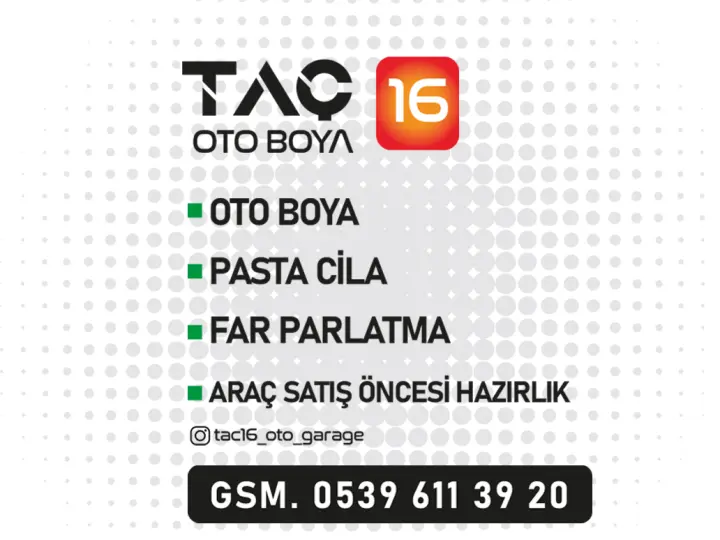 TAÇ16 OTO BOYA