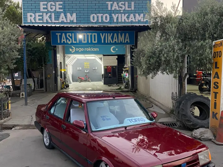 TAŞLI OTO YIKAMA - EGE REKLAM