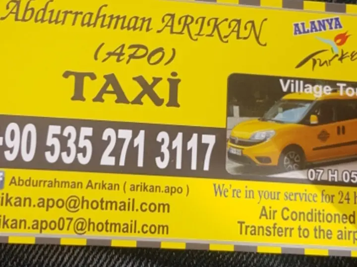 taxi apo alanya