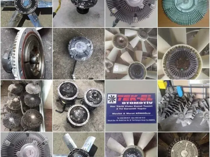 Tek-El Otomotiv Visco Fan Pervane Tamiri