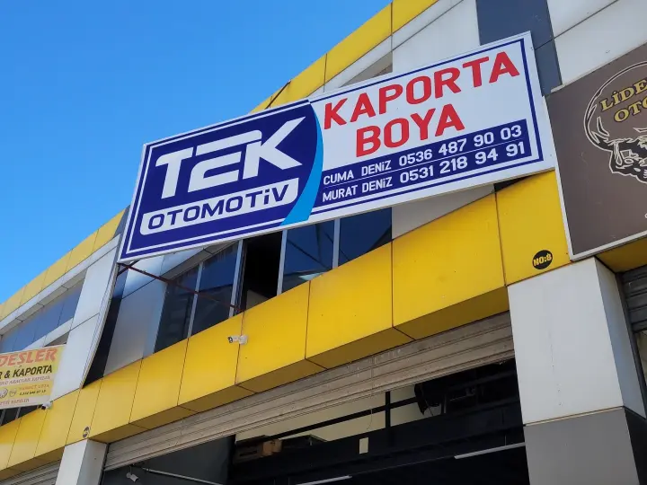 TEK OTOMOTİV KAPORTA BOYA SERVISI